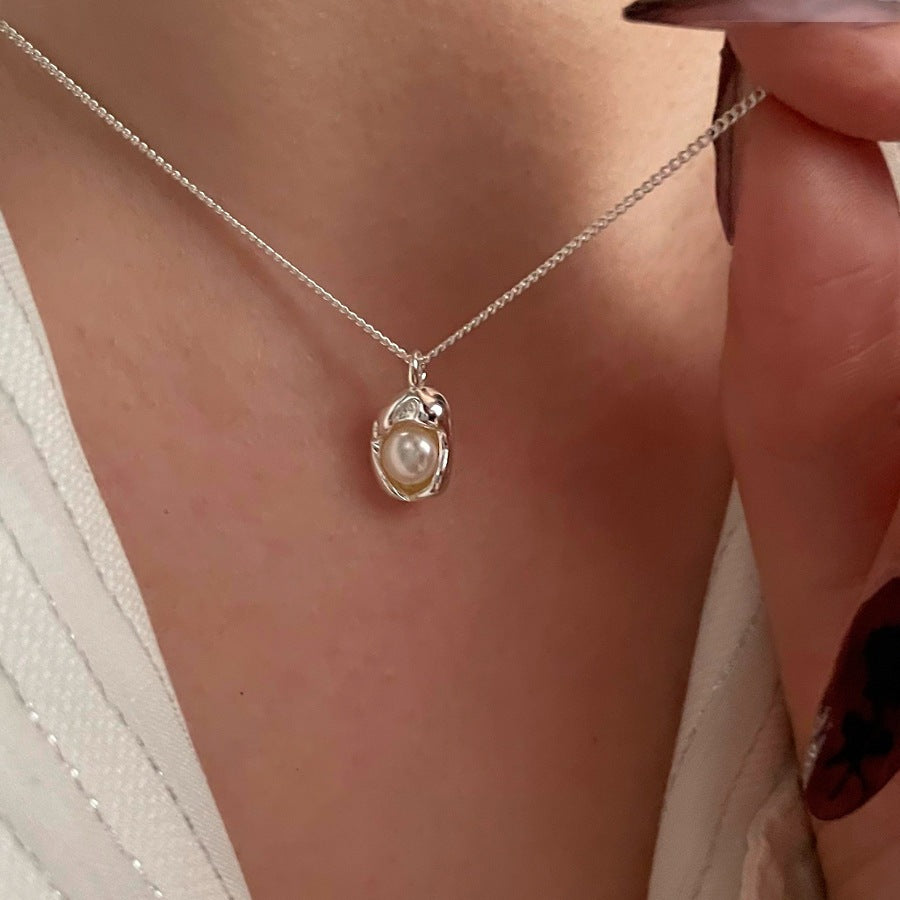 Elegant Water Drop Copper Necklace