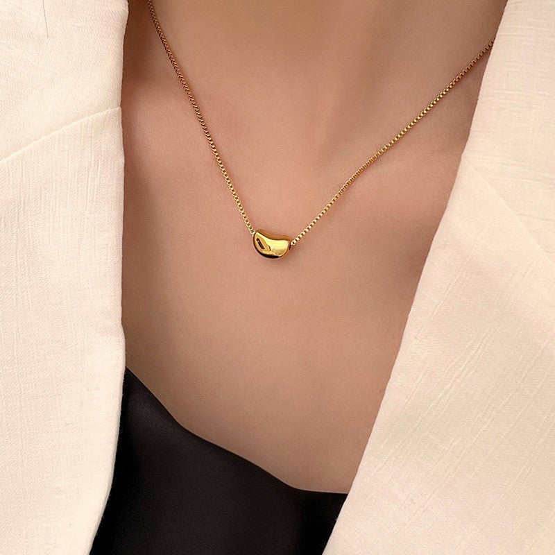 Elegant Water Drop Copper Necklace