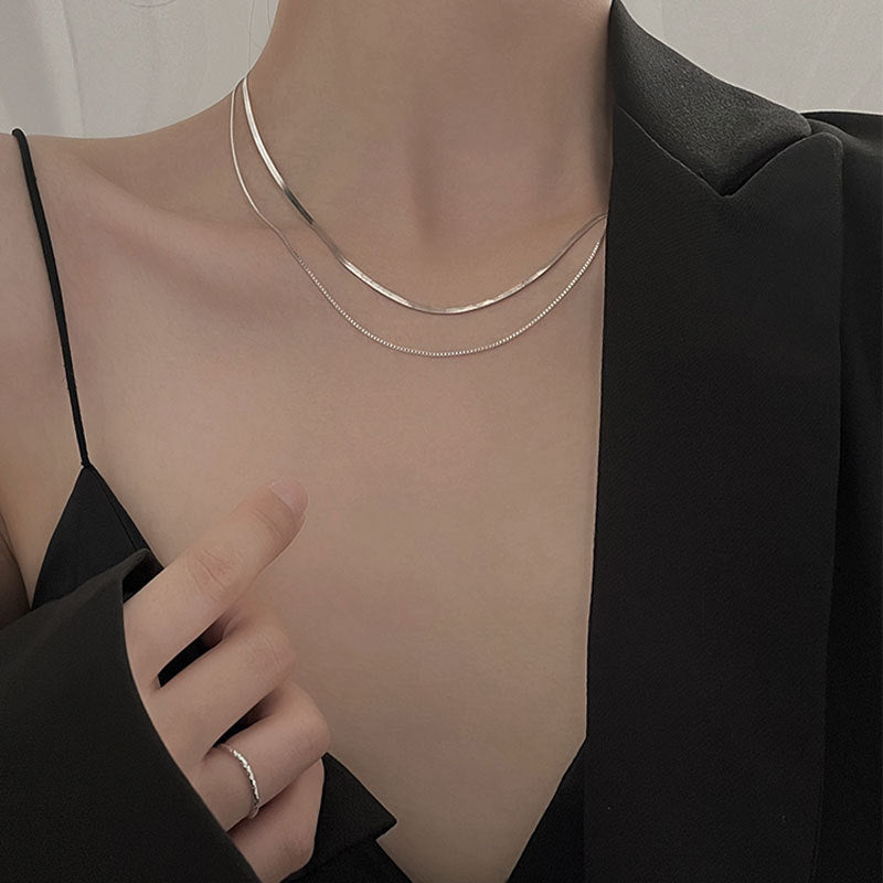Elegant Water Drop Copper Necklace