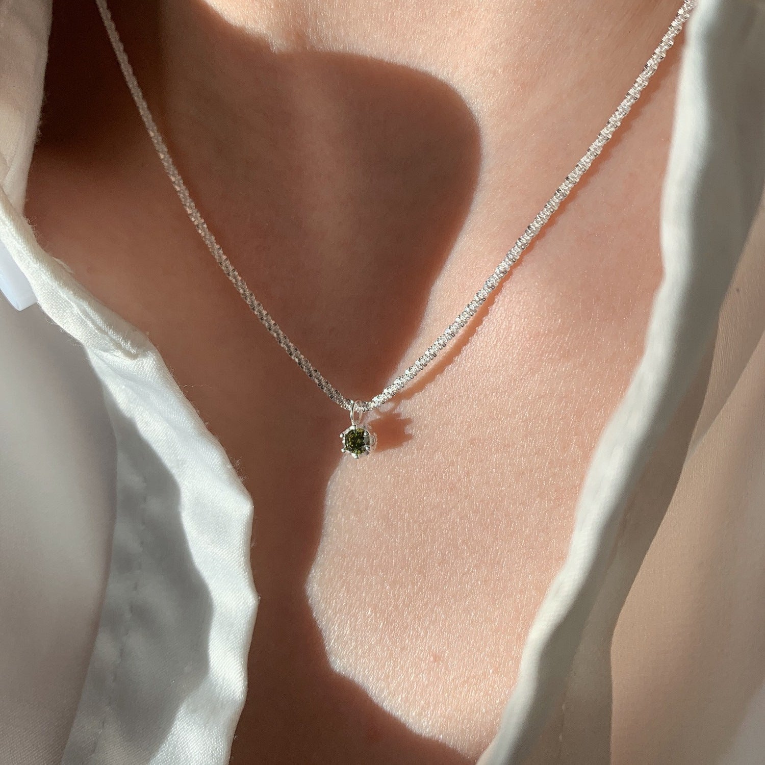 Elegant Water Drop Copper Necklace