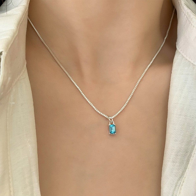 Elegant Water Drop Copper Necklace