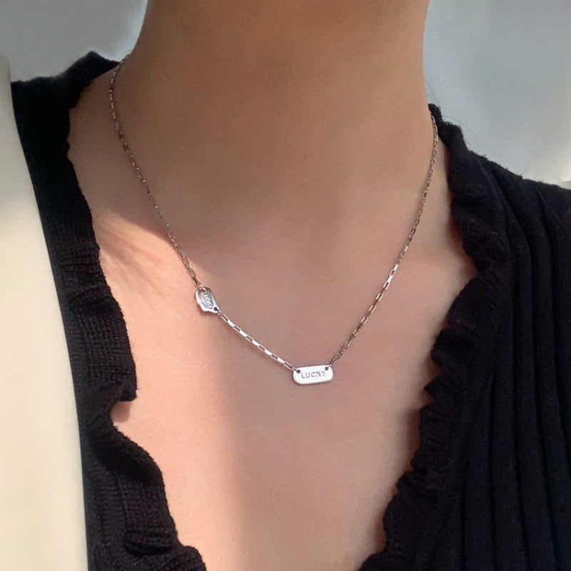 Elegant Water Drop Copper Necklace