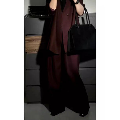 Elegant Women's Blazer and Trousers Set
