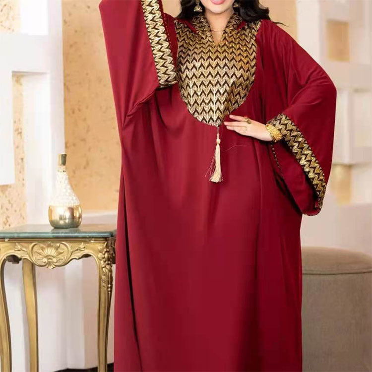 Elegant Women's Knitted Mid-Waist Dress