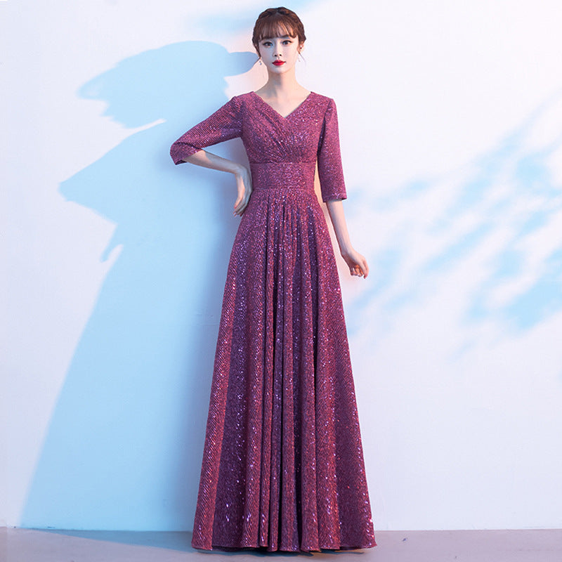 Elegant Women's Long Evening Dress