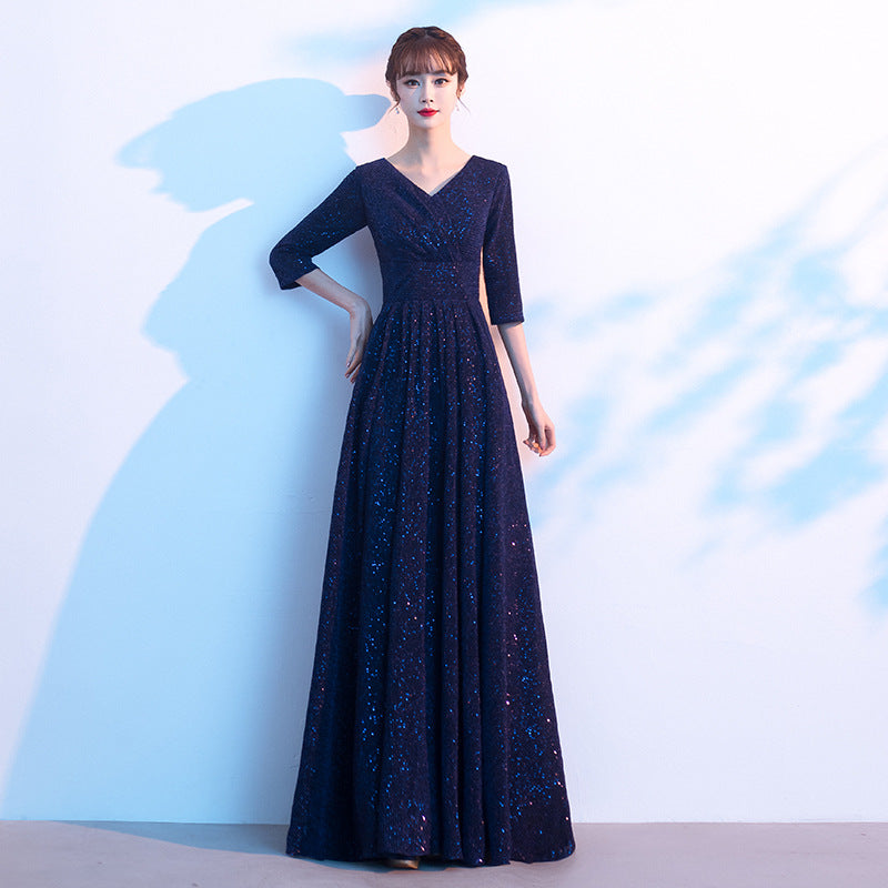 Elegant Women's Long Evening Dress
