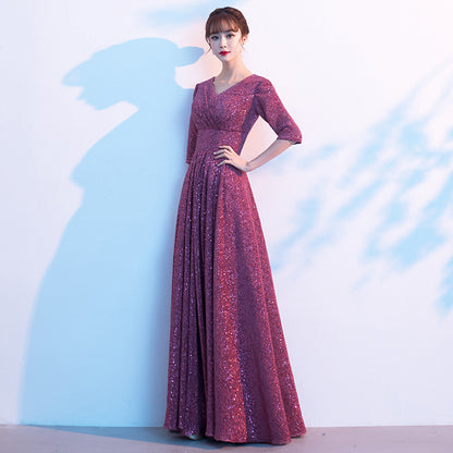 Elegant Women's Long Evening Dress