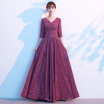 Elegant Women's Long Evening Dress