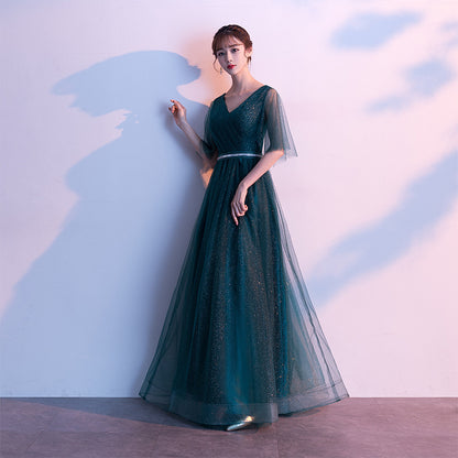 Elegant Women's Long Evening Dress