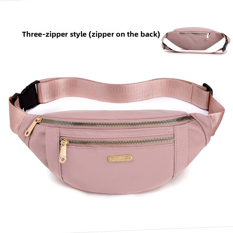 Elegant Women's Oxford Cloth Waist Bag