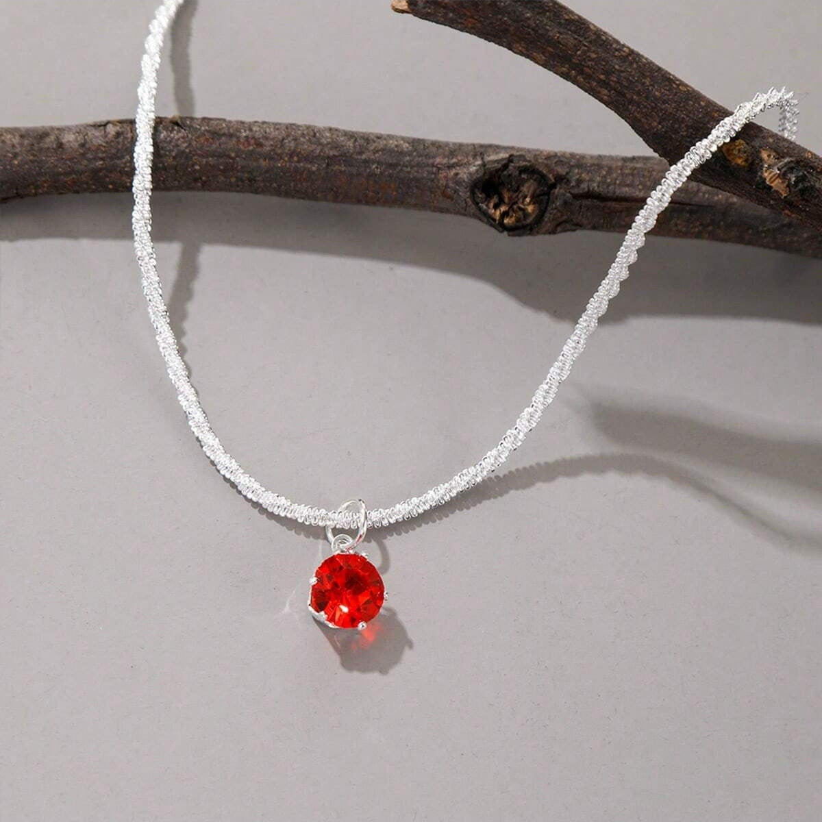 Elegant Zircon Full Diamond Necklace Clavicle Chain