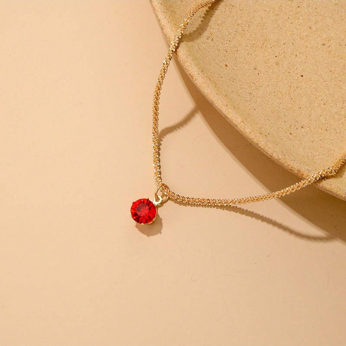 Elegant Zircon Full Diamond Necklace Clavicle Chain