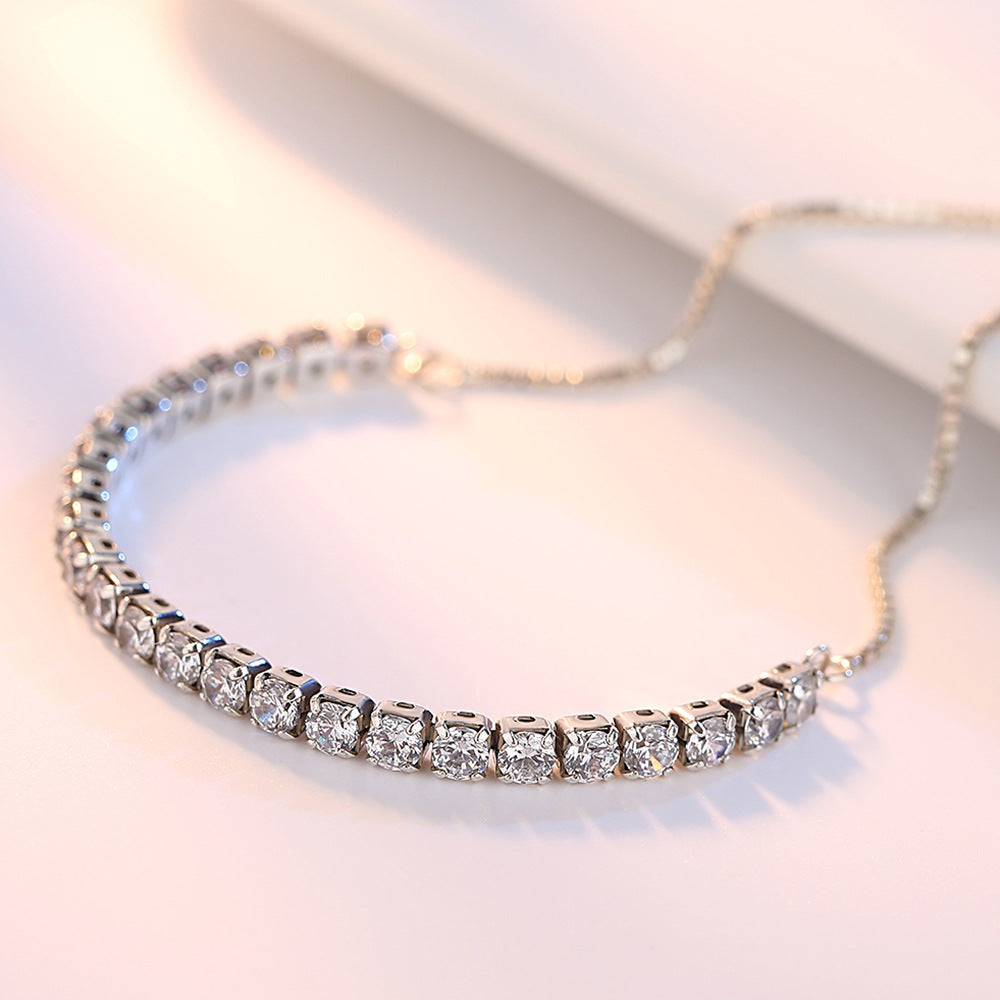 Elegant Zircon Tennis Bracelet