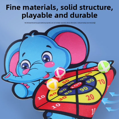 Elephant Sticky Ball Dart Board Toy