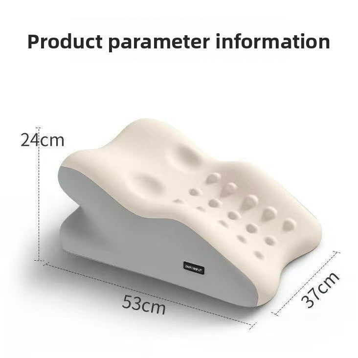 Elevated prone sleeping pillow