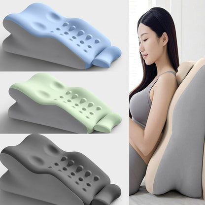 Elevated prone sleeping pillow