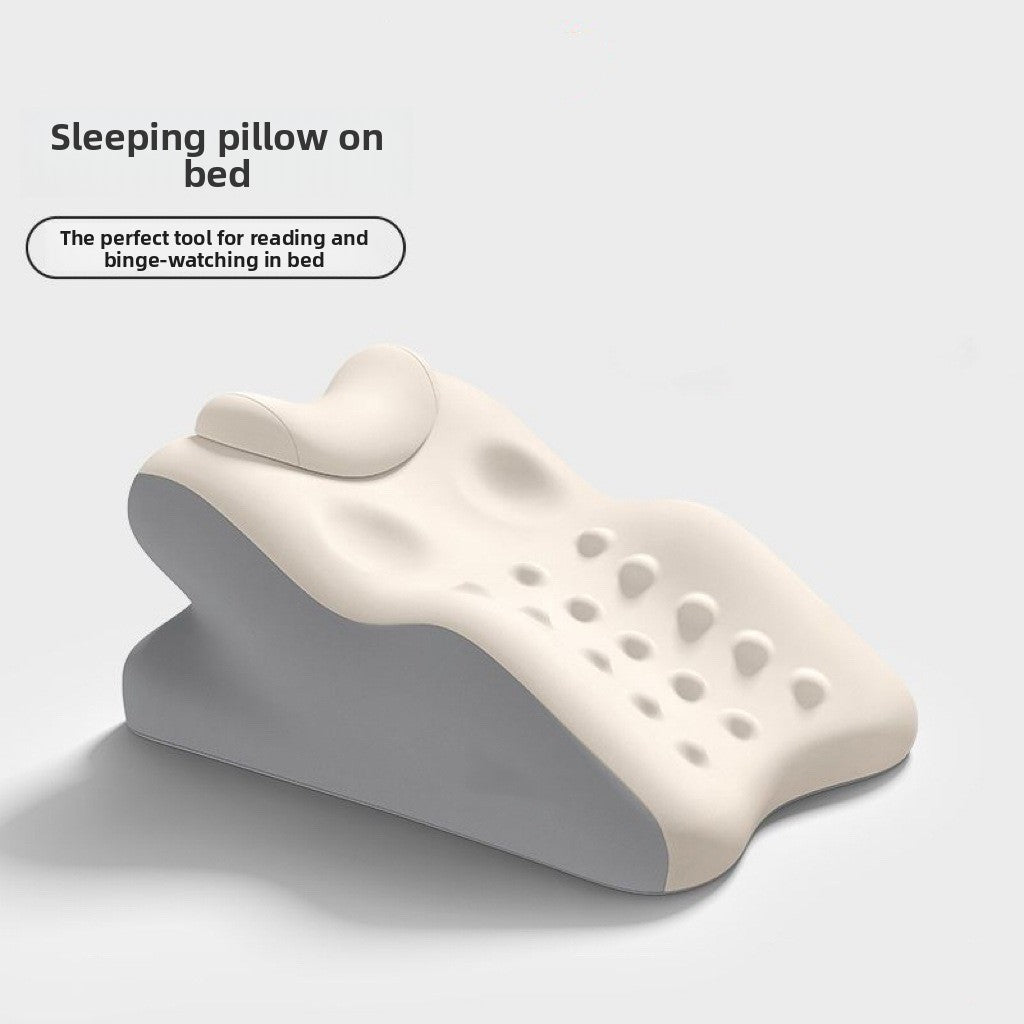 Elevated prone sleeping pillow