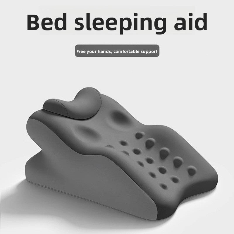Elevated prone sleeping pillow