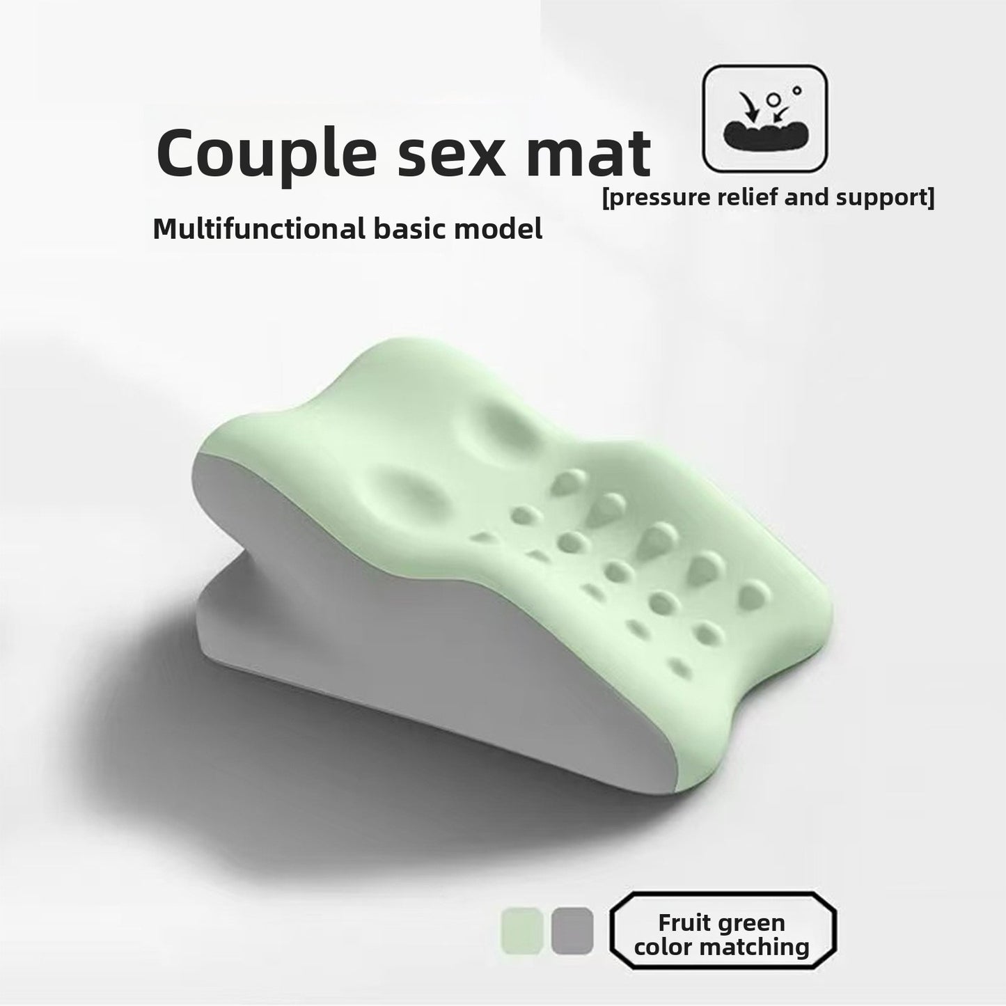 Elevated prone sleeping pillow