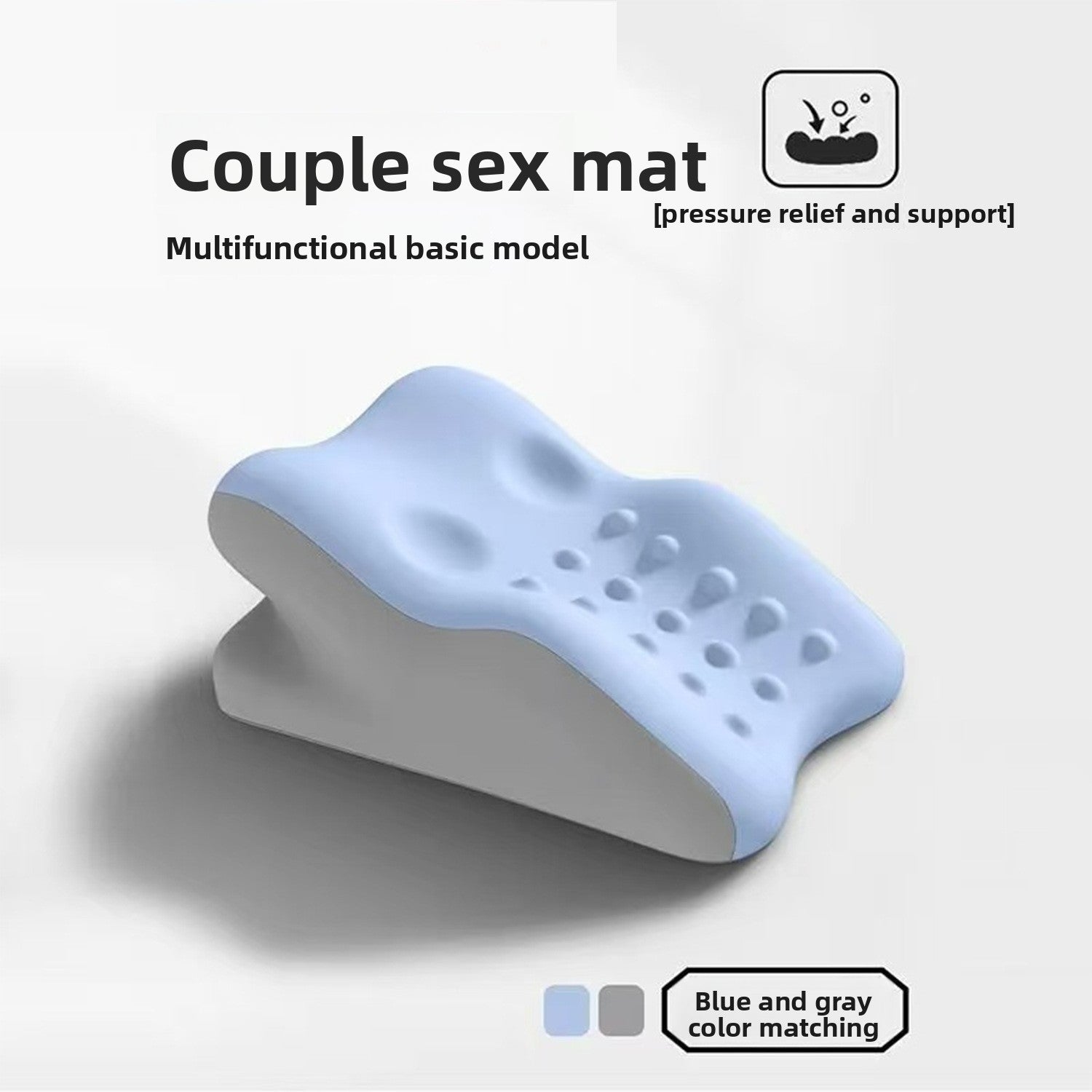 Elevated prone sleeping pillow
