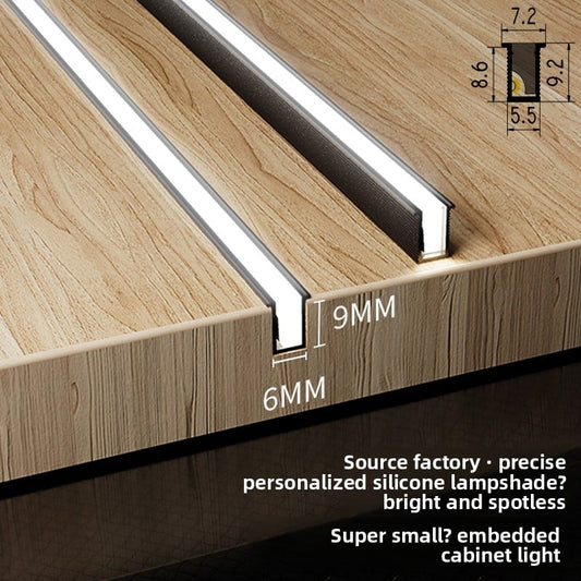 Embedded cabinet lights led Cabinet bottom lights wardrobe lights human body induction shoe cabinet wine cabinet hand-held Display Cabinet floor lights