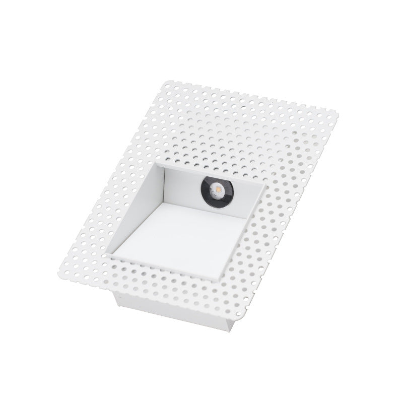 Embedded frameless induction skirting light