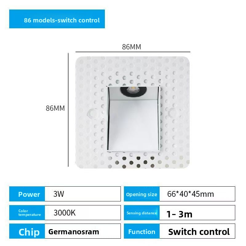 Embedded Sensor Stair Light