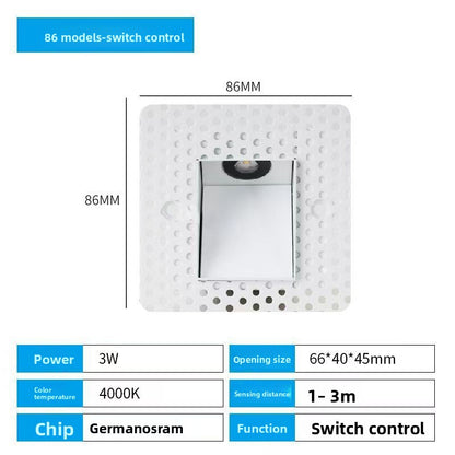 Embedded Sensor Stair Light