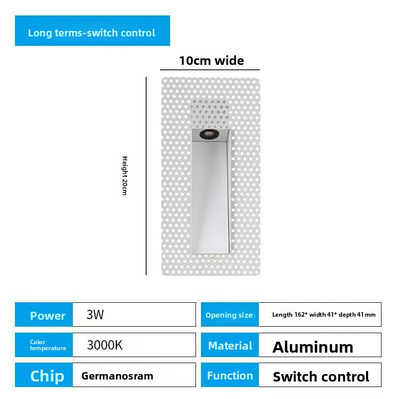 Embedded Sensor Stair Light