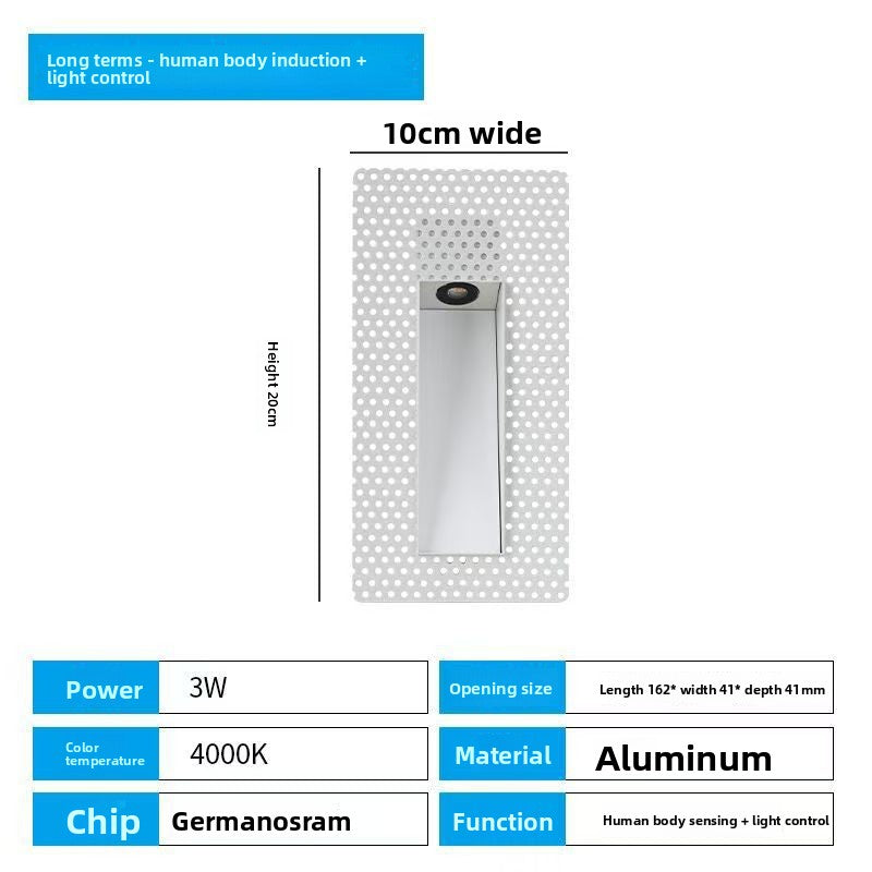 Embedded Sensor Stair Light