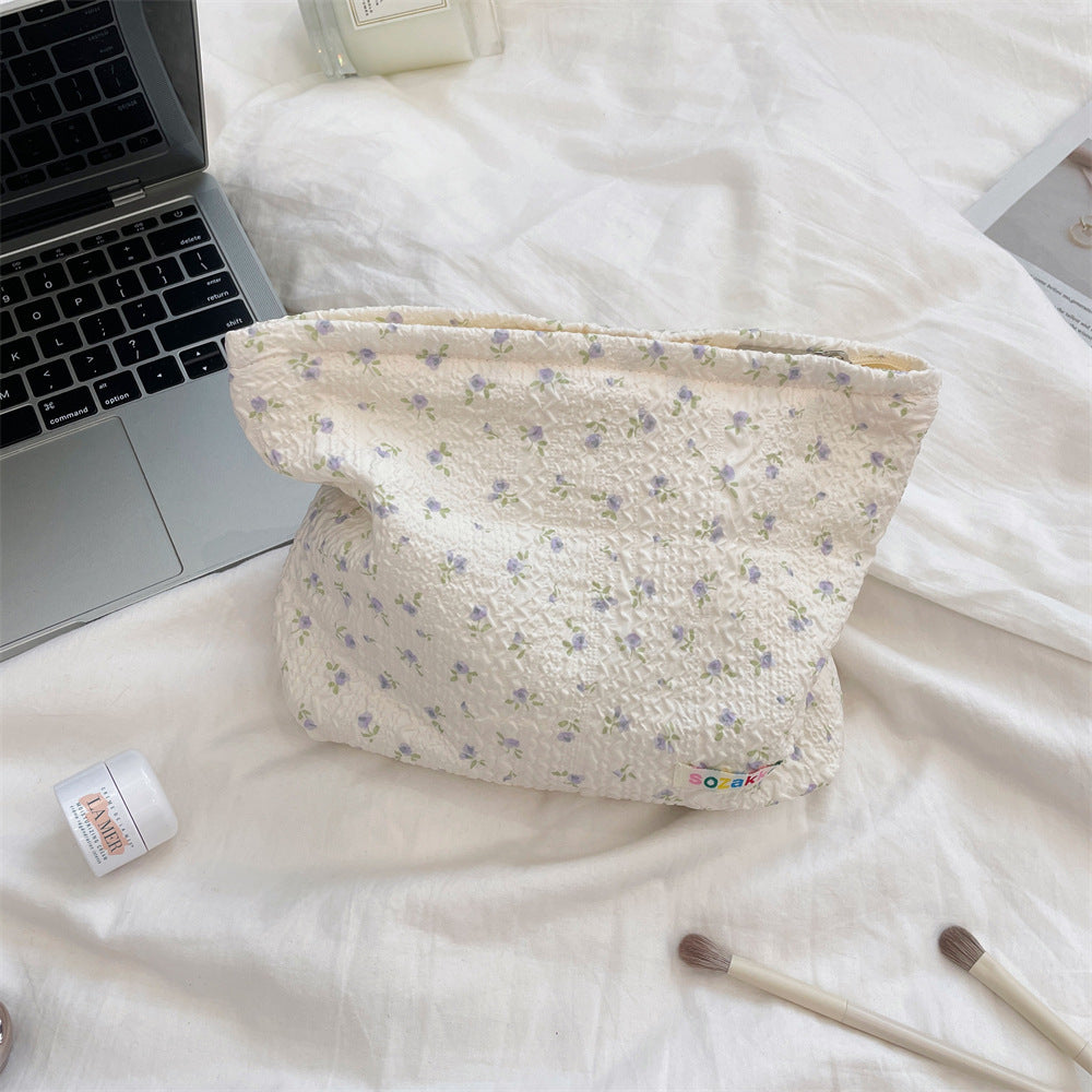 Embossed Cartoon Makeup Toiletry Storage Bag