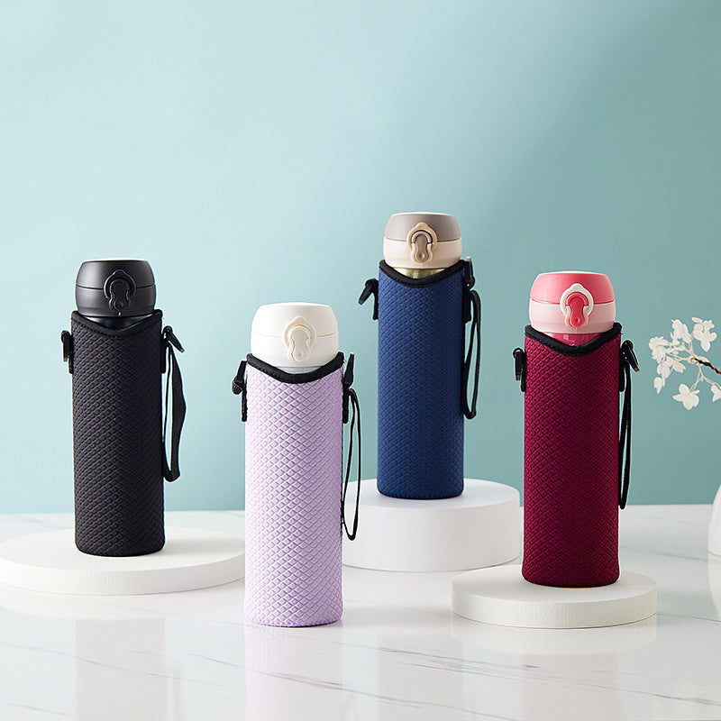 Embossed Diving Cup Cover with Strap