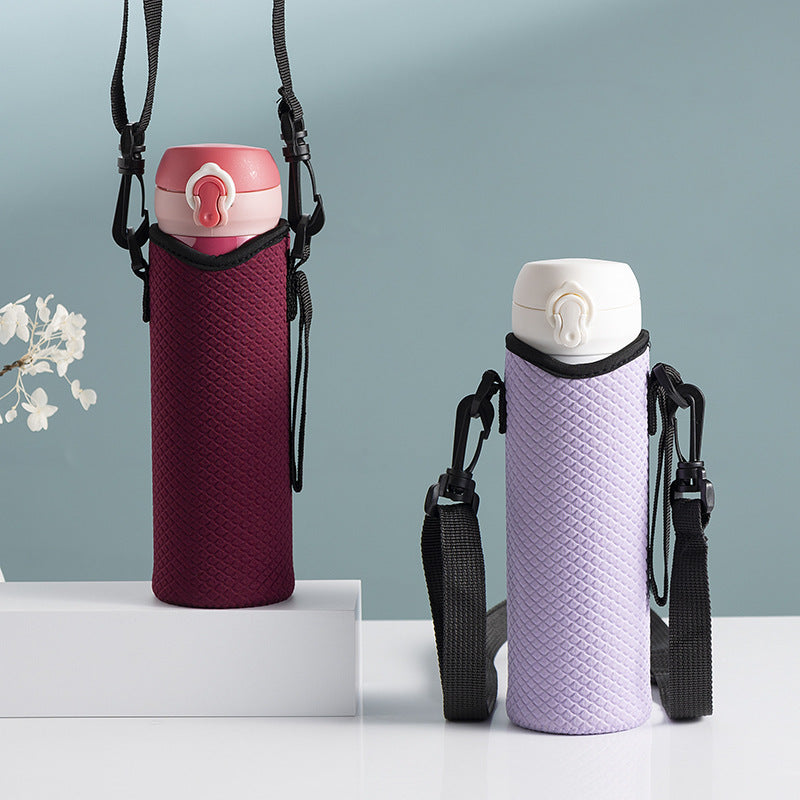 Embossed Diving Cup Cover with Strap