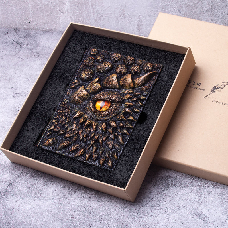 Embossed Dragon Eye Notebook Journal