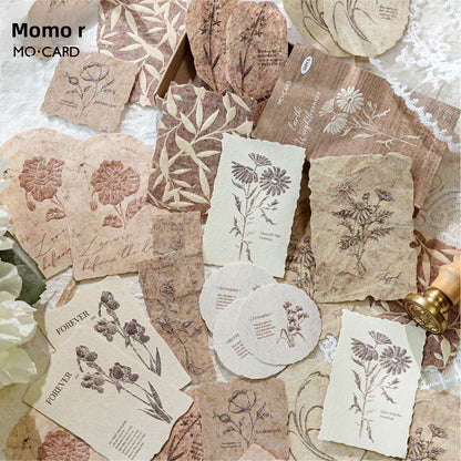 Embossed Floral Matchbox Sticker Paper