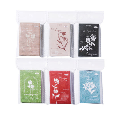Embossed Floral Matchbox Sticker Paper