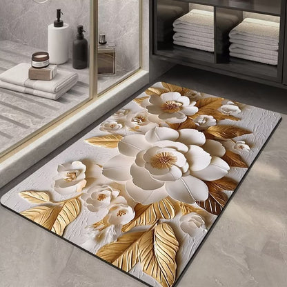 Embossed Rubber Bath Mat