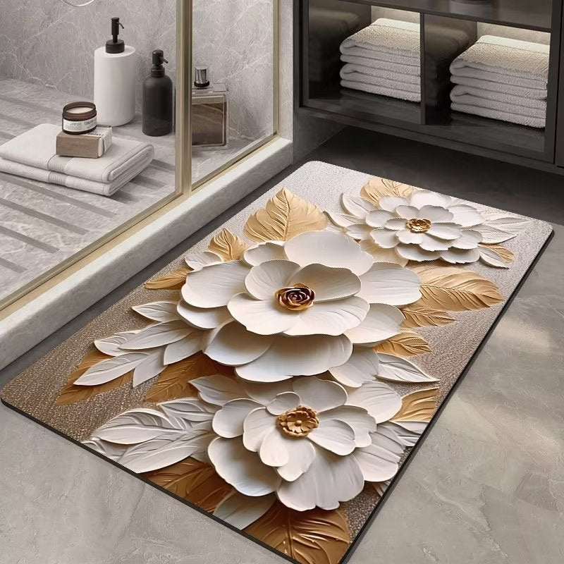 Embossed Rubber Bath Mat