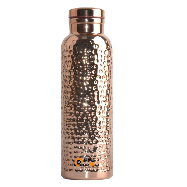 Embossed Stainless Steel Water Bottle