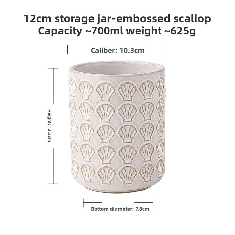 Embossed Storage Canister