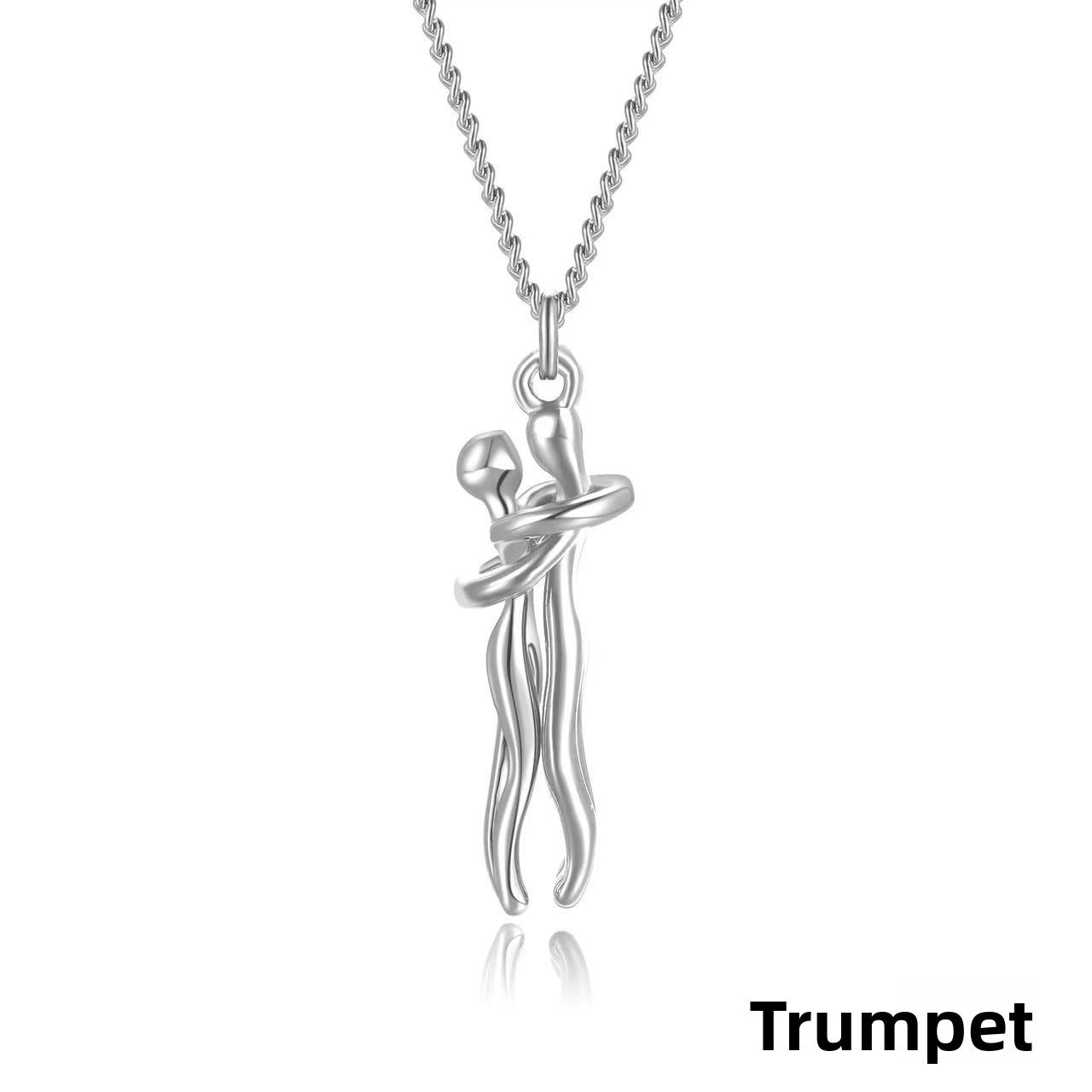 Embrace Necklace Pendant