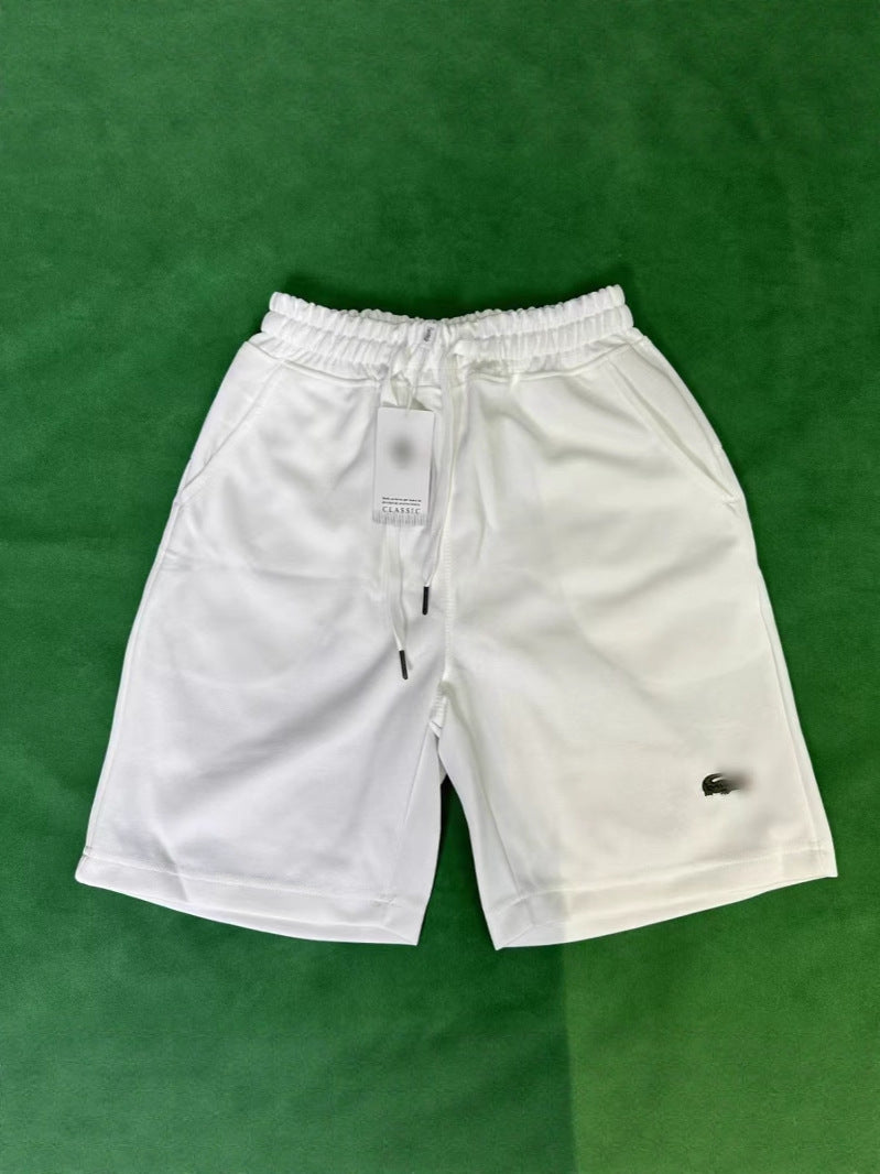 Embroidered Animal Print Casual Shorts