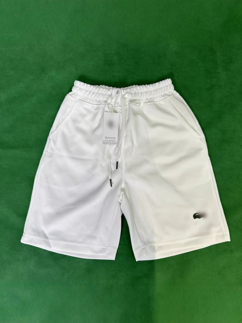 Embroidered Animal Print Casual Shorts