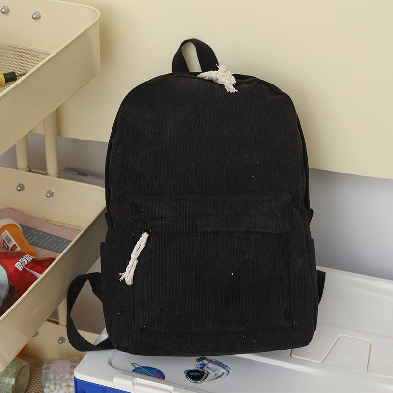 embroidered backpack