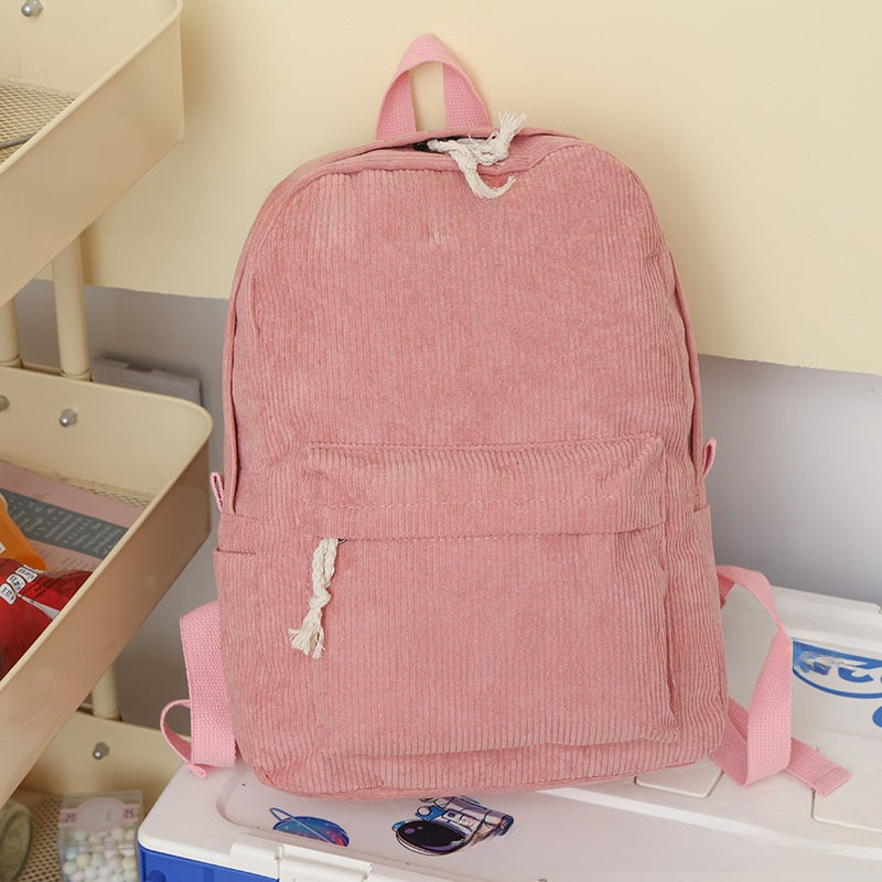 embroidered backpack