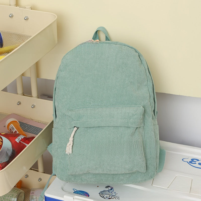 embroidered backpack