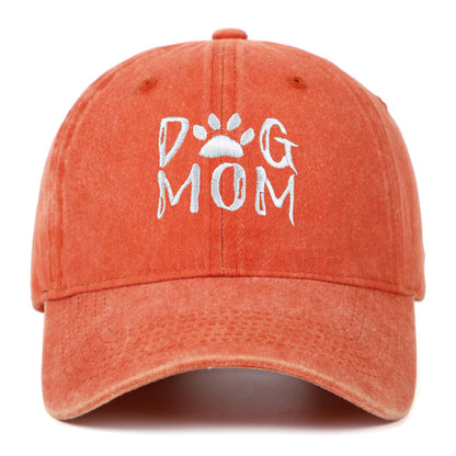 Embroidered baseball cap with a large brim