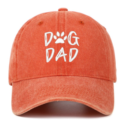 Embroidered baseball cap with a large brim