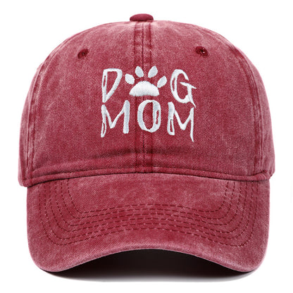 Embroidered baseball cap with a large brim