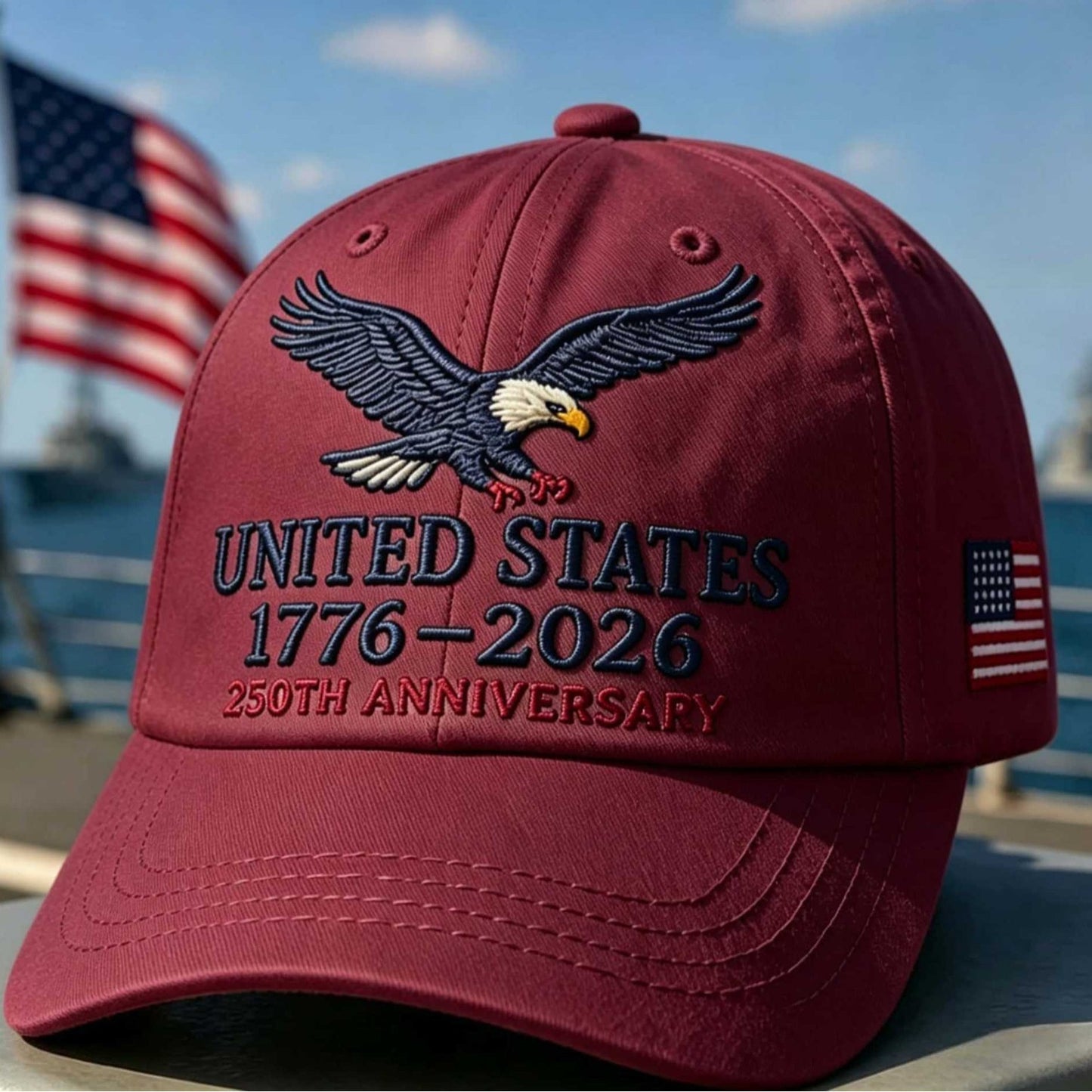 Embroidered Baseball Cap with Adjustable Fit